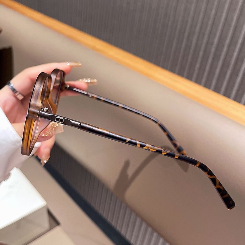 Light Blue Glasses Square Blocking