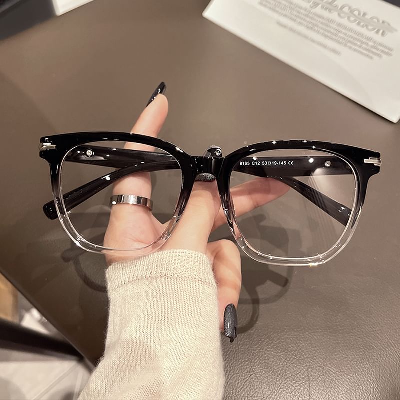 Square Blue Blocking Glasses Light