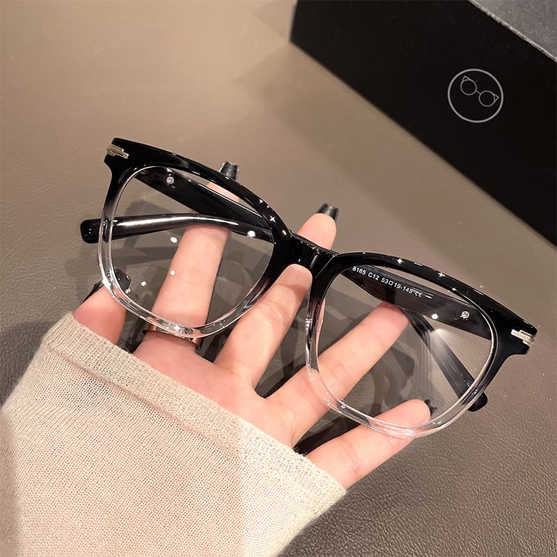 Square Blue Blocking Glasses Light