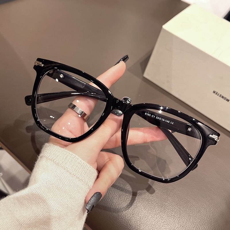 Square Blue Blocking Glasses Light