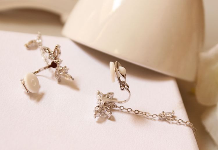 Earring Dangle Alloy Rhinestone