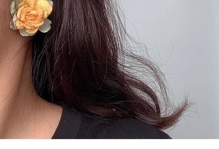 Floral Earring Stud Fabric