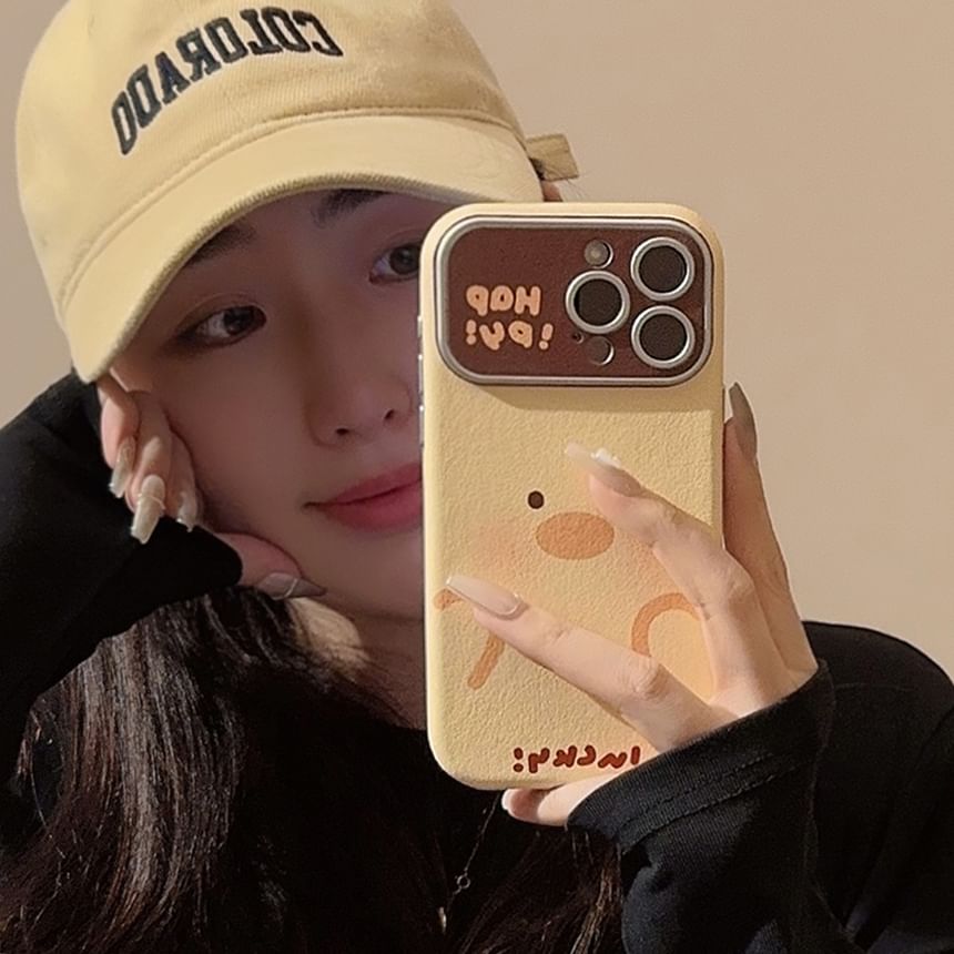 Faux Animal Phone Case Leather