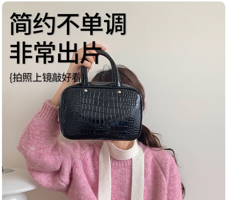 Knit Plain Narrow Scarf