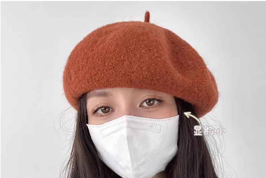 Plain Beret Woolen