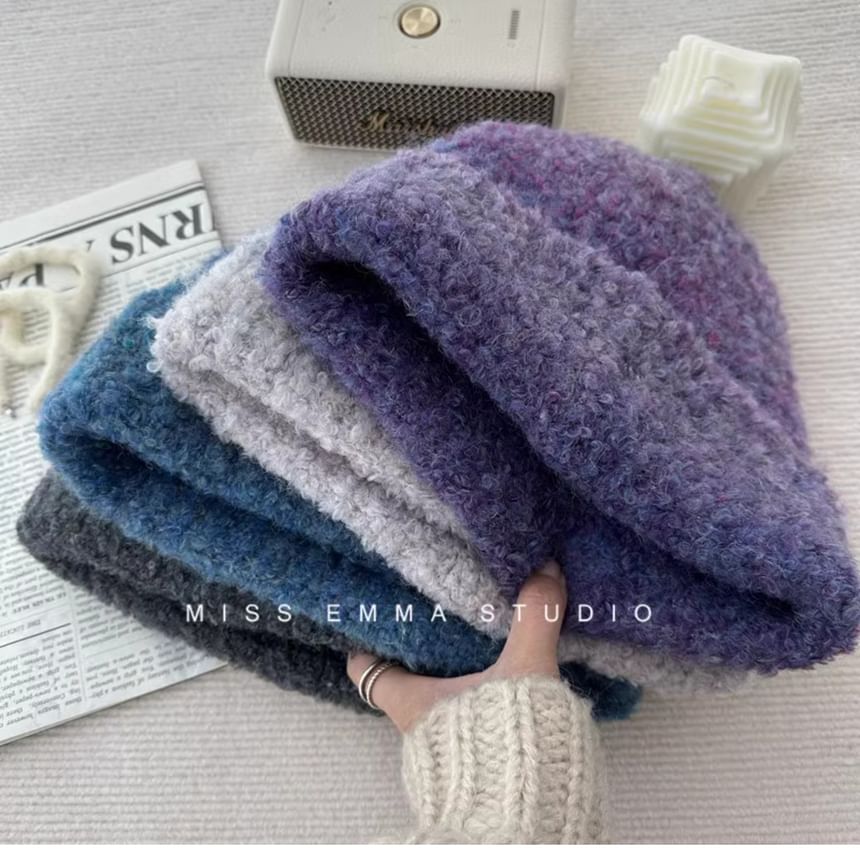 Gradient Beanie Cuffed