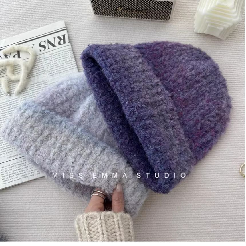 Gradient Beanie Cuffed