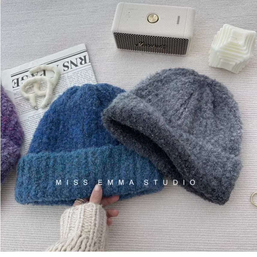 Gradient Beanie Cuffed
