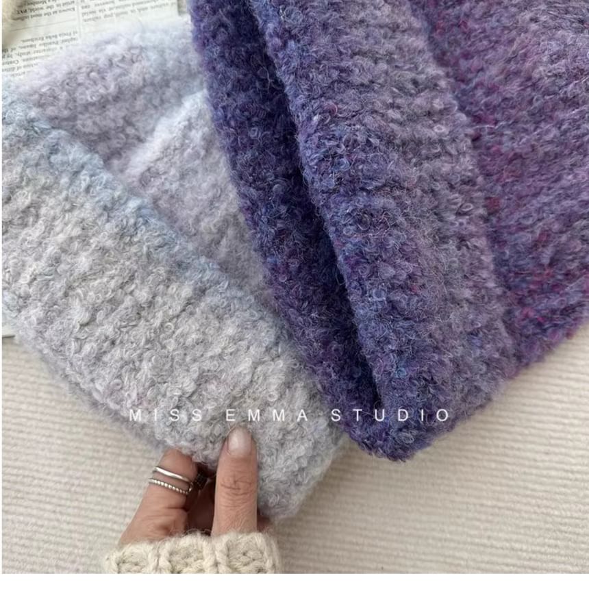 Gradient Beanie Cuffed