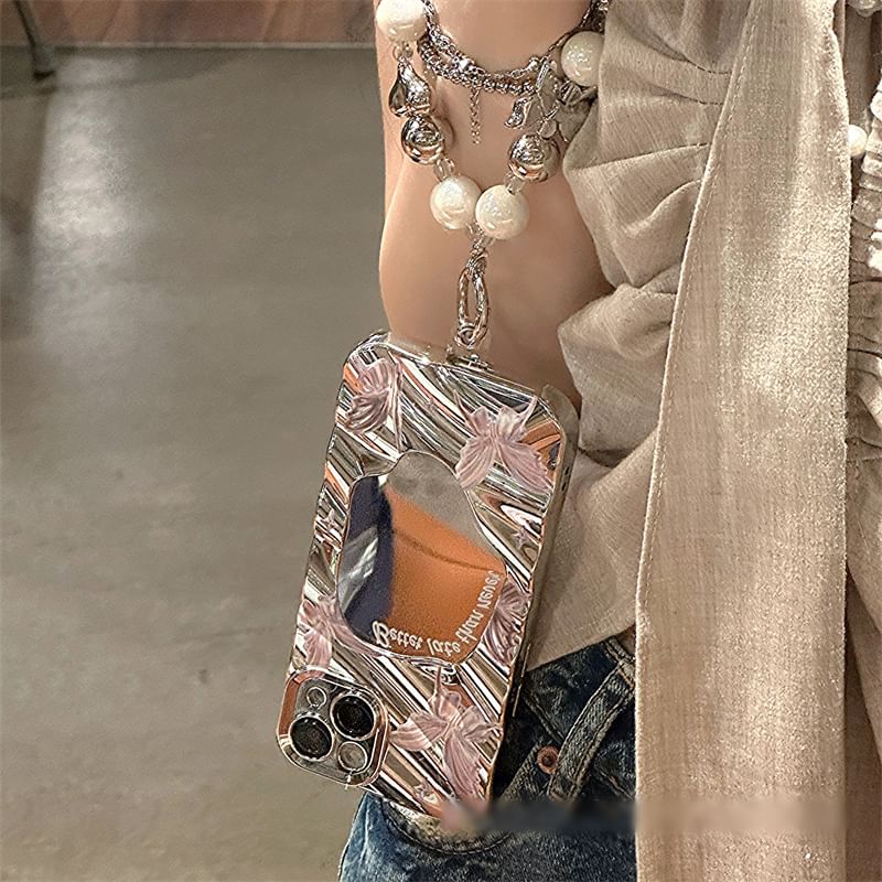 Phone Butterfly Case Strap Set / Mirrored