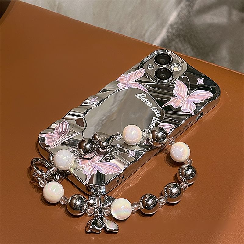 Phone Butterfly Case Strap Set / Mirrored