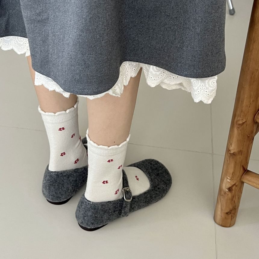 Flower Short Socks