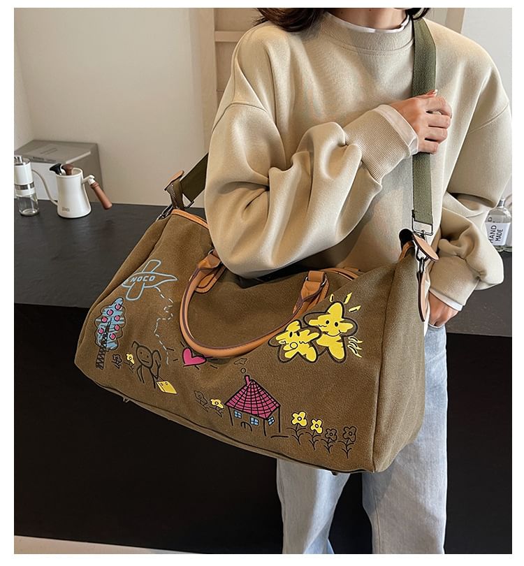 Crossbody Cartoon Bag Print