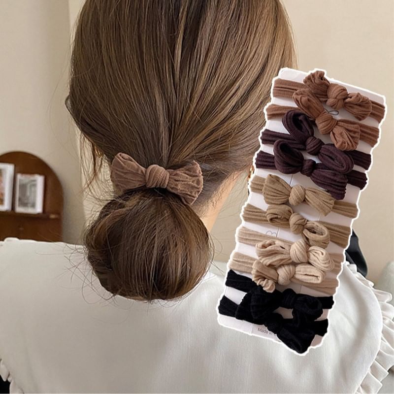 Bowknot Hair Tie Set