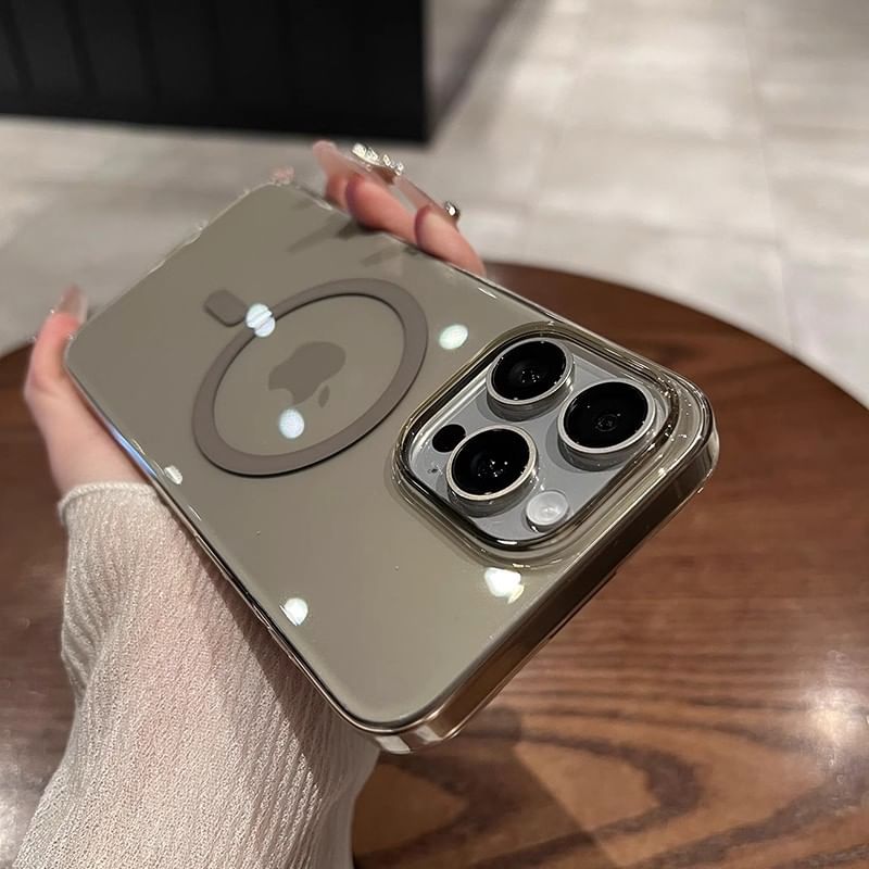 Phone Transparent (Compatible MagSafe) Case Magnetic with
