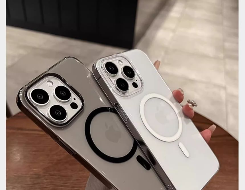 with Case Phone MagSafe) (Compatible Magnetic Transparent