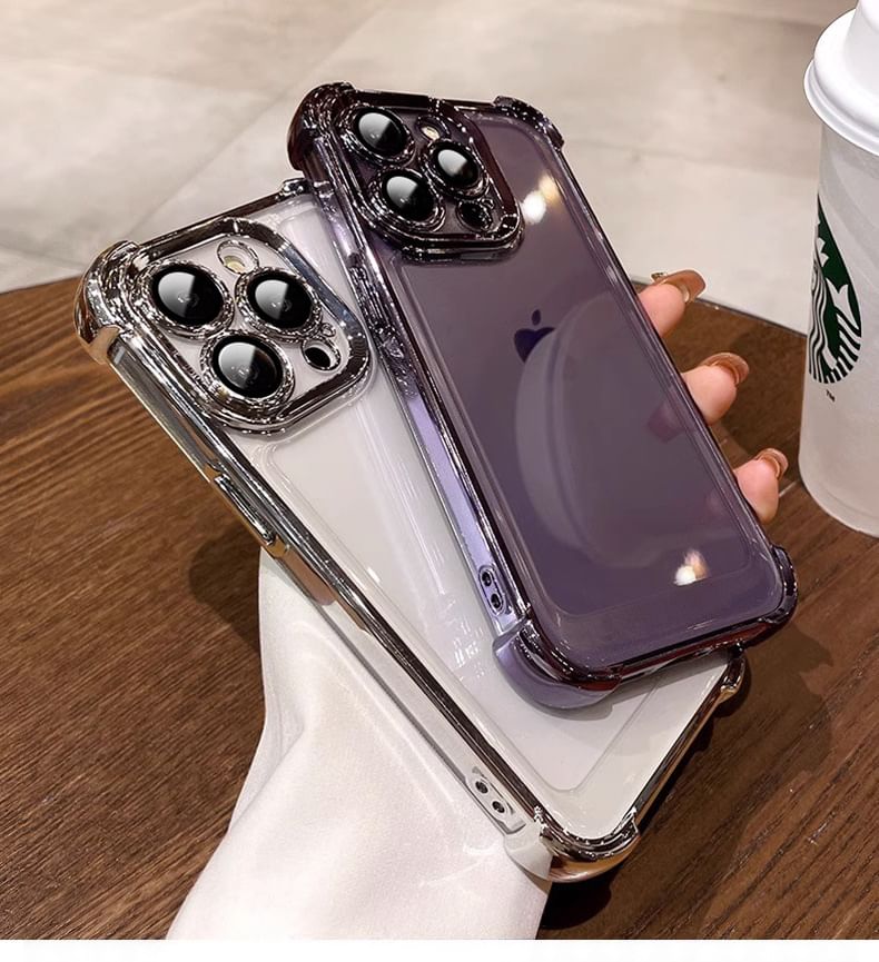 Padded Metallic Case Phone