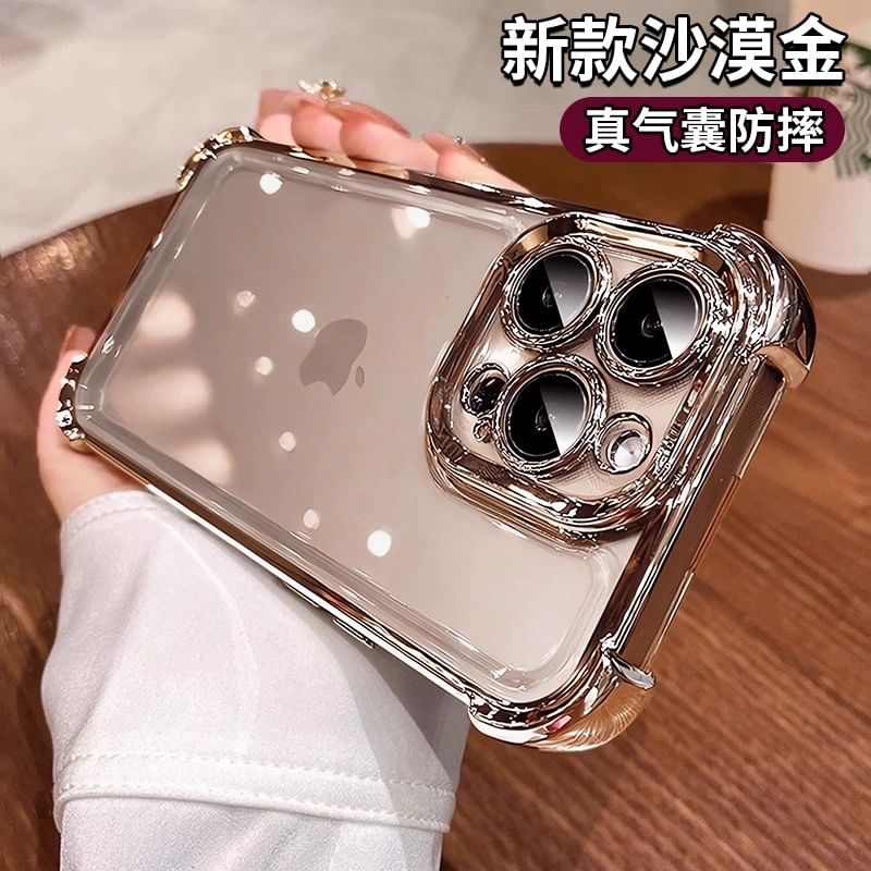 Padded Metallic Case Phone