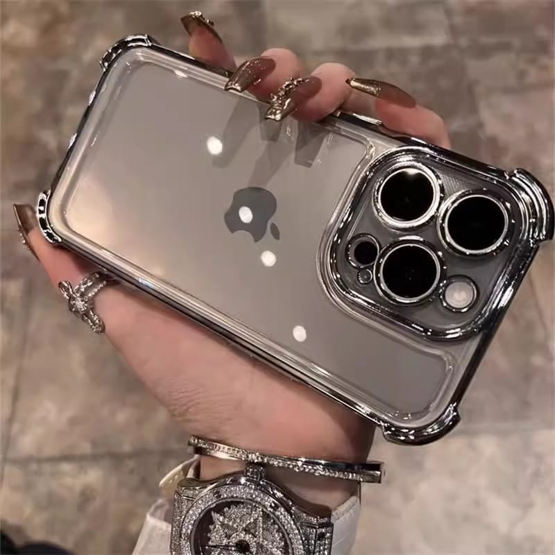 Padded Metallic Case Phone