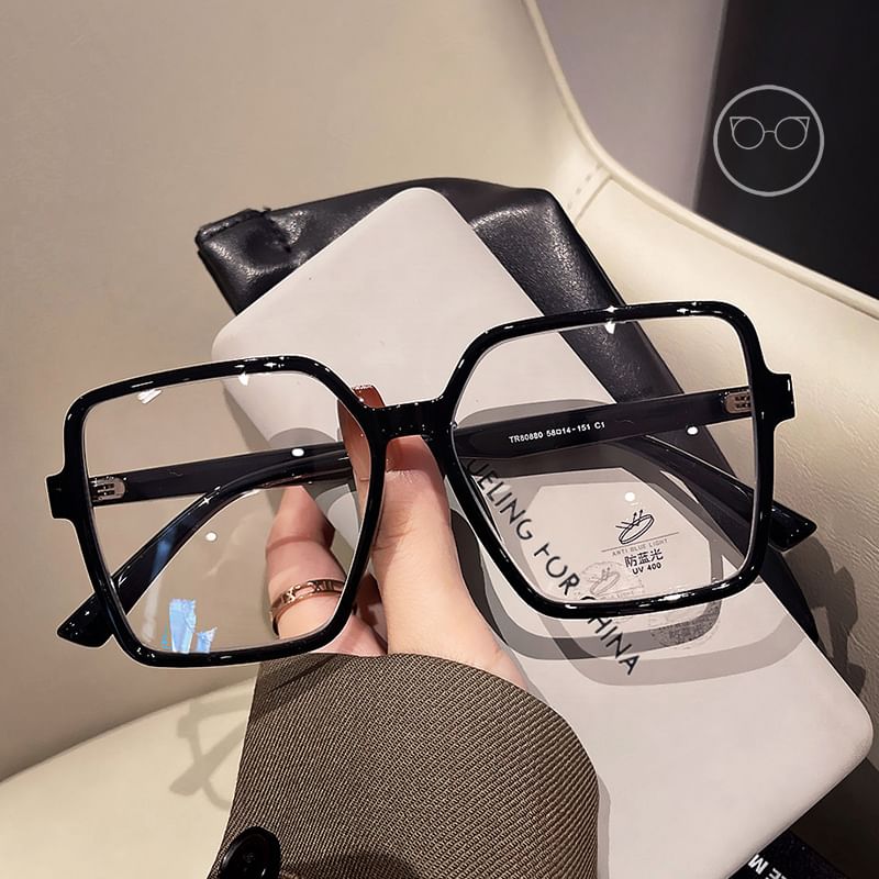 Square Glasses Blue Light Blocking