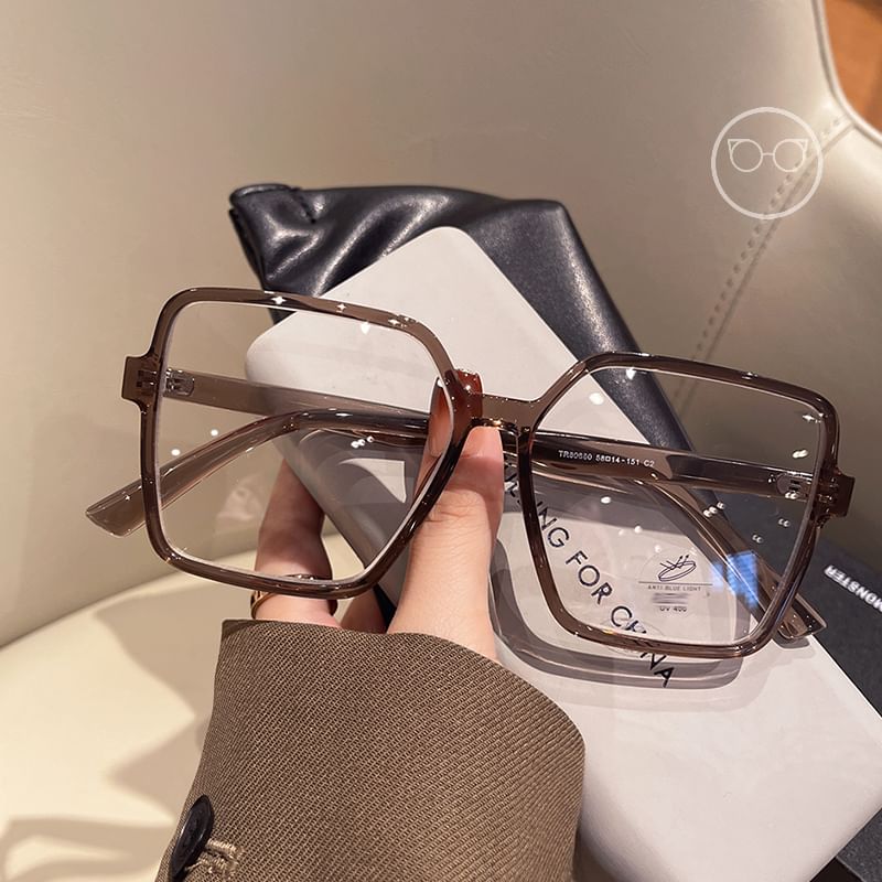 Square Glasses Blue Light Blocking