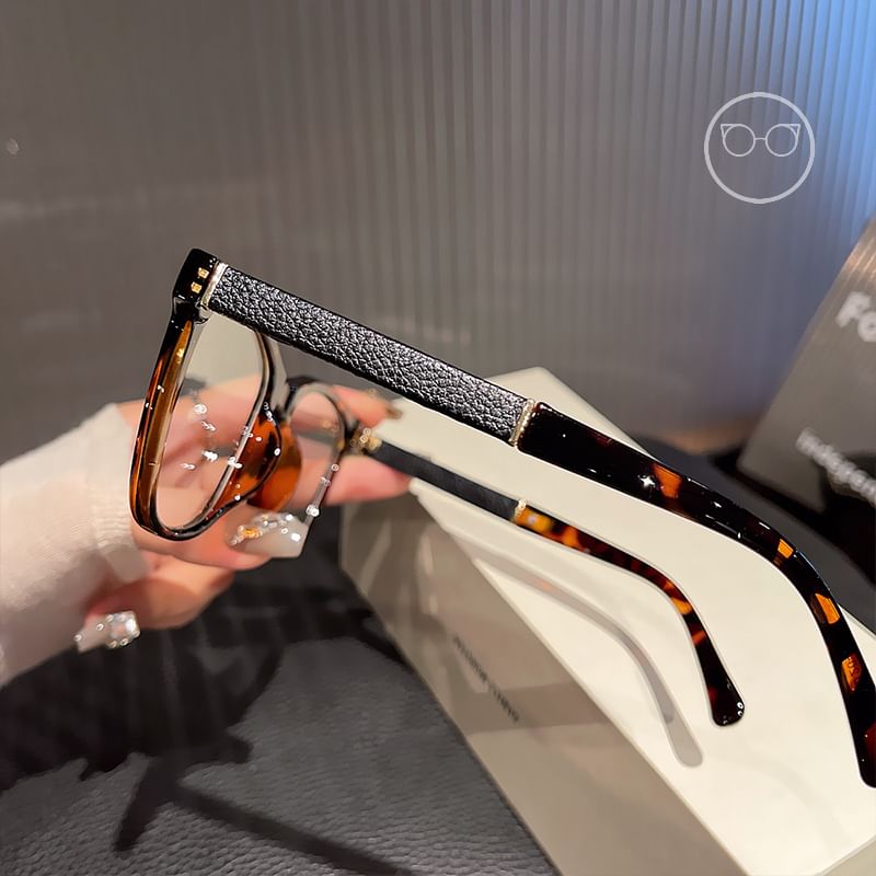 Blue Square Light Blocking Glasses