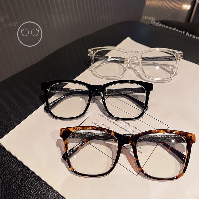 Blue Square Light Blocking Glasses