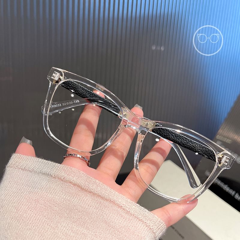 Blue Square Light Blocking Glasses