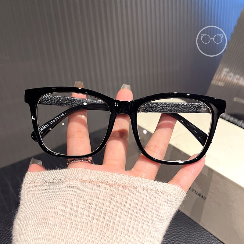 Blue Square Light Blocking Glasses