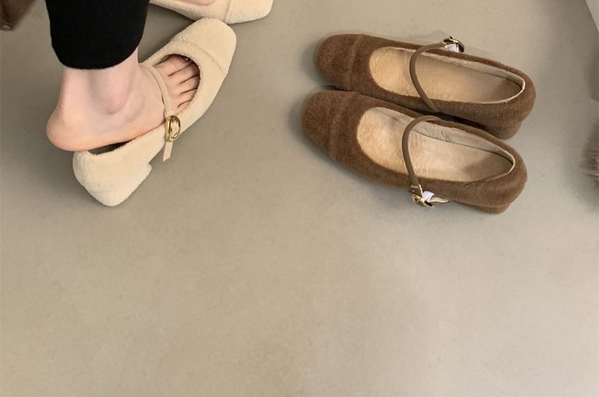 Plain Pumps Heel Low Mary Jane