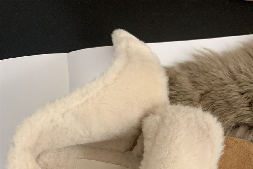 Snow Boots Buckled Ankle