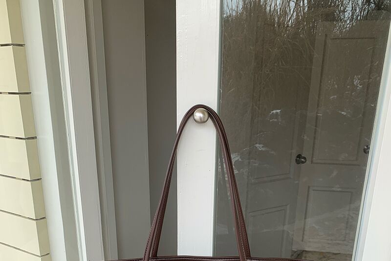 Bag Tote Leather Faux