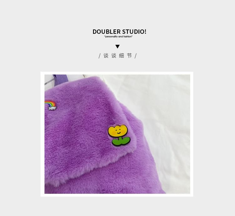 Backpack Fluffy Flap