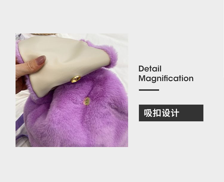 Backpack Fluffy Flap