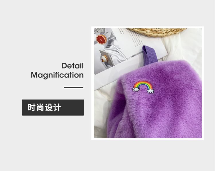 Backpack Fluffy Flap