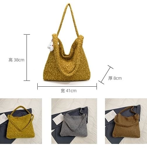 Plain Woolen Tote Bag