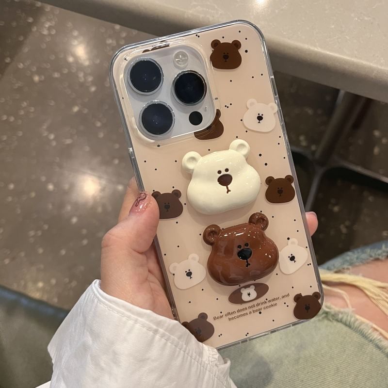 Splattered Phone Case Bear