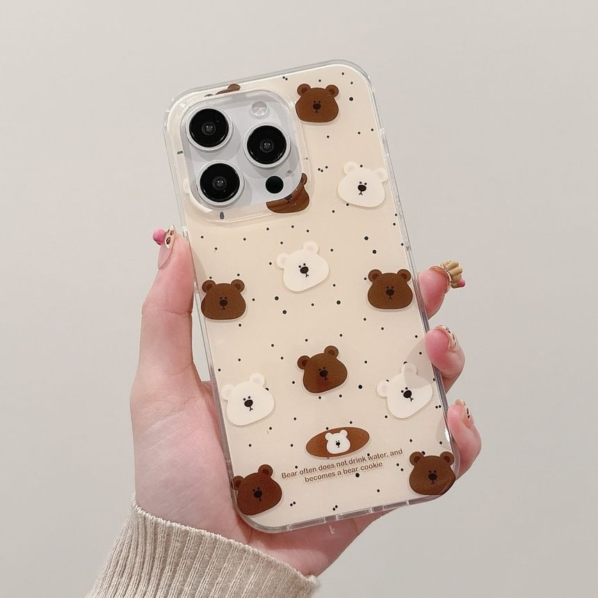 Splattered Phone Case Bear