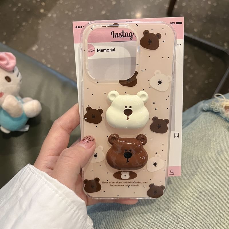 Splattered Phone Case Bear