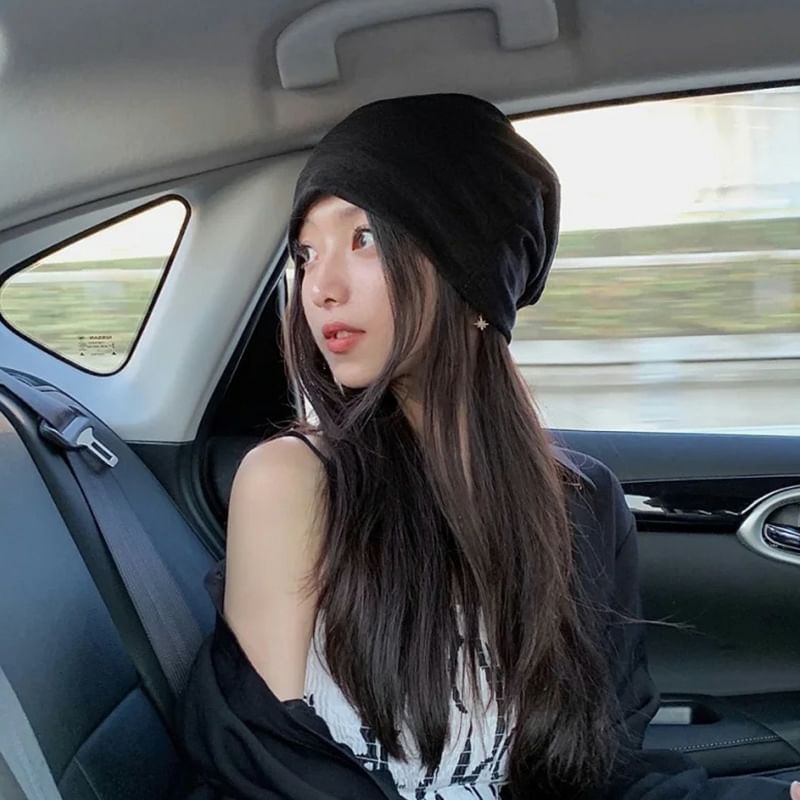 Plain Slouchy / Beanie Cuffed