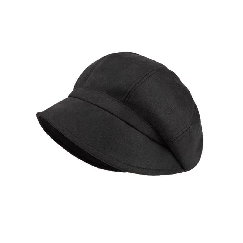 Plain Beanie Cap Newsboy /