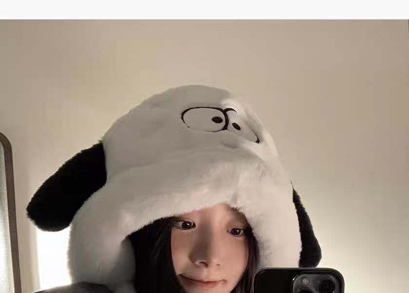 Fluffy Hat Ear / Dog Bow Bear