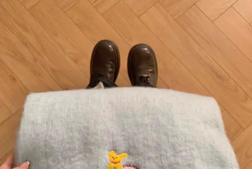 / Plaid Dog Scarf Applique