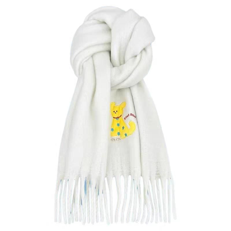 / Plaid Dog Scarf Applique