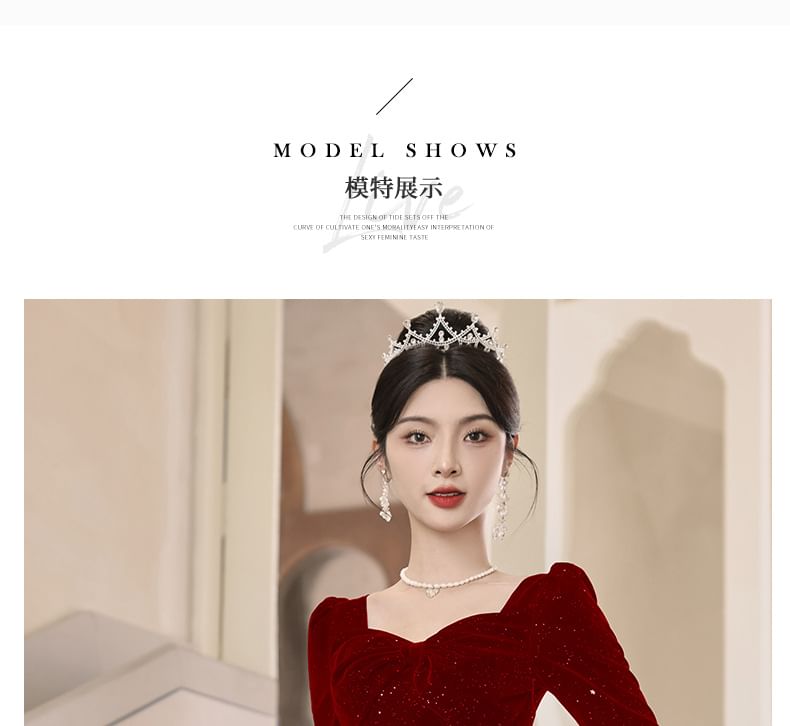 Sequin Ruffle A-Line Evening Gown