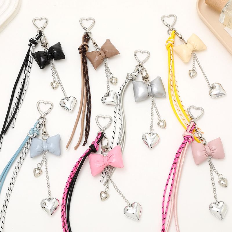 Knotted Charm Phone Padded Bow