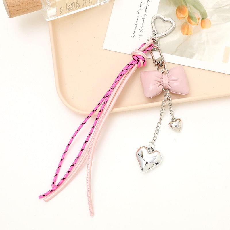 Knotted Charm Phone Padded Bow