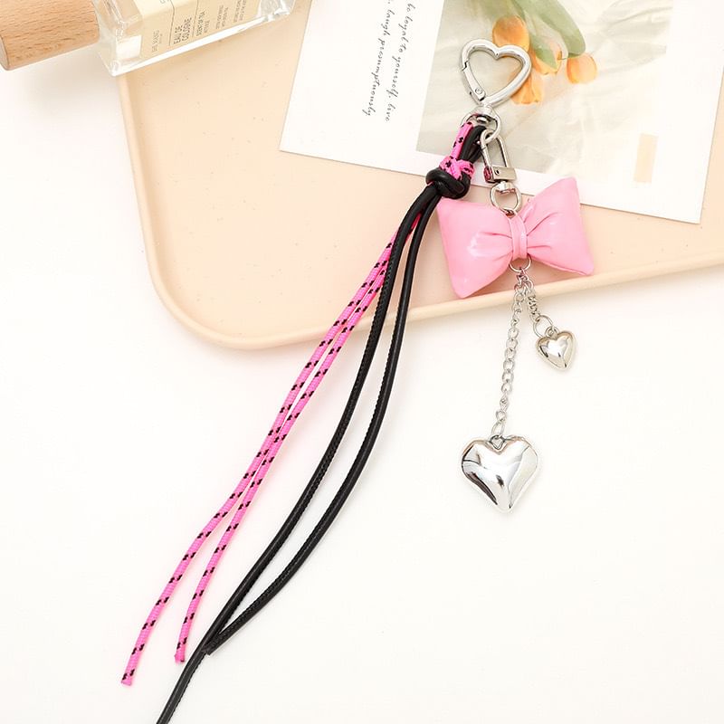 Knotted Charm Phone Padded Bow