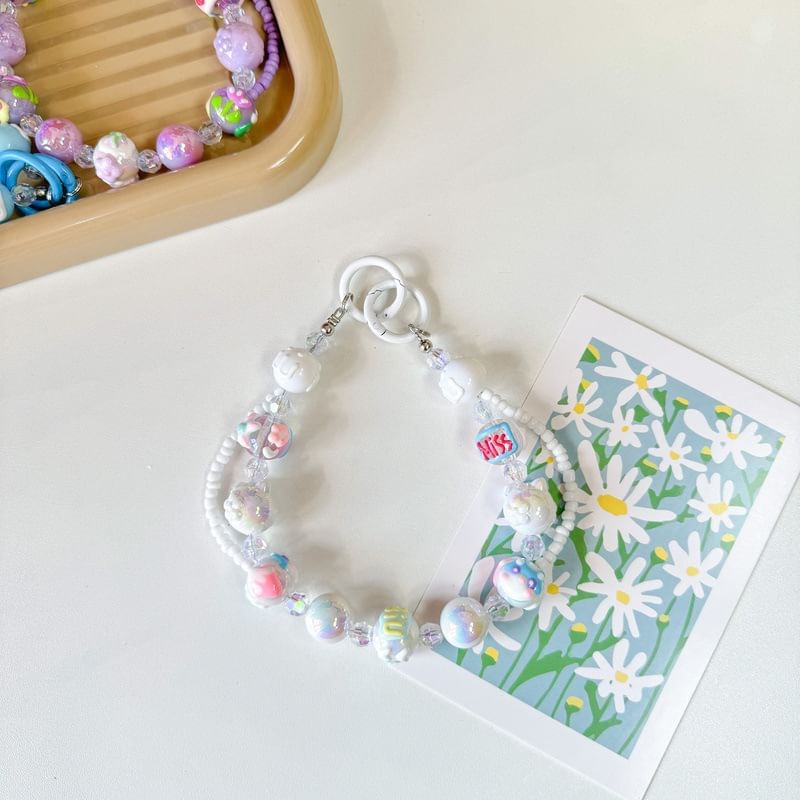 Layered Strap Bead Phone