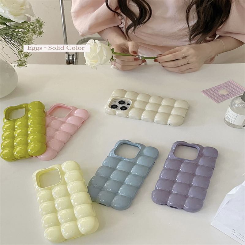 Plain Case Phone Textured